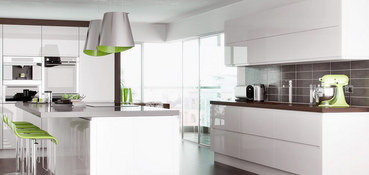 High Gloss Handle Free Kitchens