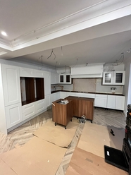 Kitchen installation underway